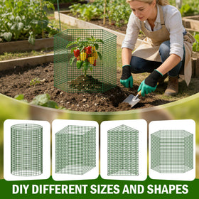 Uyittour thirty mesh panels and ground stakes for cage assembly