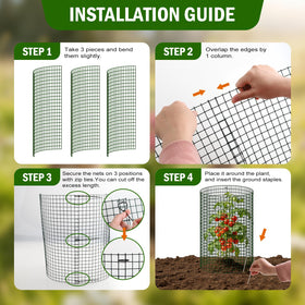 Uyittour all in one value kit includes panels stakes ties and gloves
