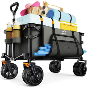 Uyittour collapsible wagon cart with sturdy fold for easy storage