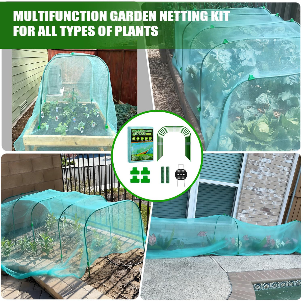 Uyittour Easy assembly in minutes for flexible garden protection year-round.