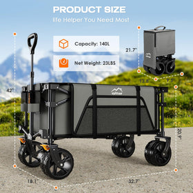 Uyittour foldable handle and compact footprint for simple storage