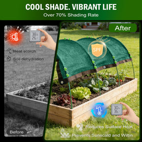 Uyittour Garden Shade Kit features rust-proof grommets