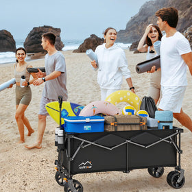 Uyittour versatile wagon suits camping, gardening, and outdoor tasks.