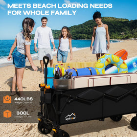 Uyittour rugged steel frame and 600D fabric support heavy outdoor loads.