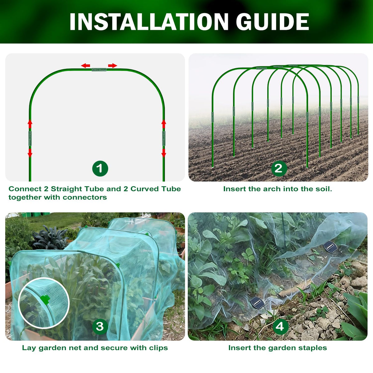 Uyittour Ultra-fine mesh lets light through while keeping pests away.