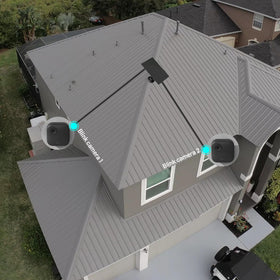 UYODM 7800mAh battery pack for extended two-camera operation.