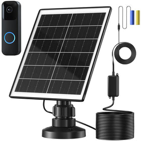 UYODM solar panel charger for Blink doorbell powers from sunlight for continuous use
