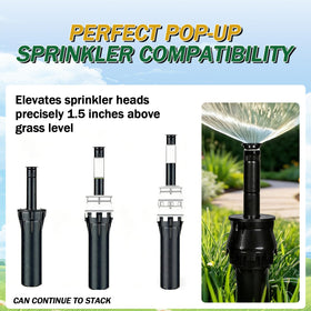 UZJYIEYG KAP-10 riser extension demonstrates no-dig installation that protects soil.