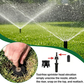 UZJYIEYG KAP-10 riser extension uses UV-resistant polymer for durability.