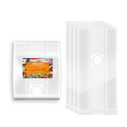 Vabiooth 25-pack 6Mil grow bags showing ample space for substrate and spawn