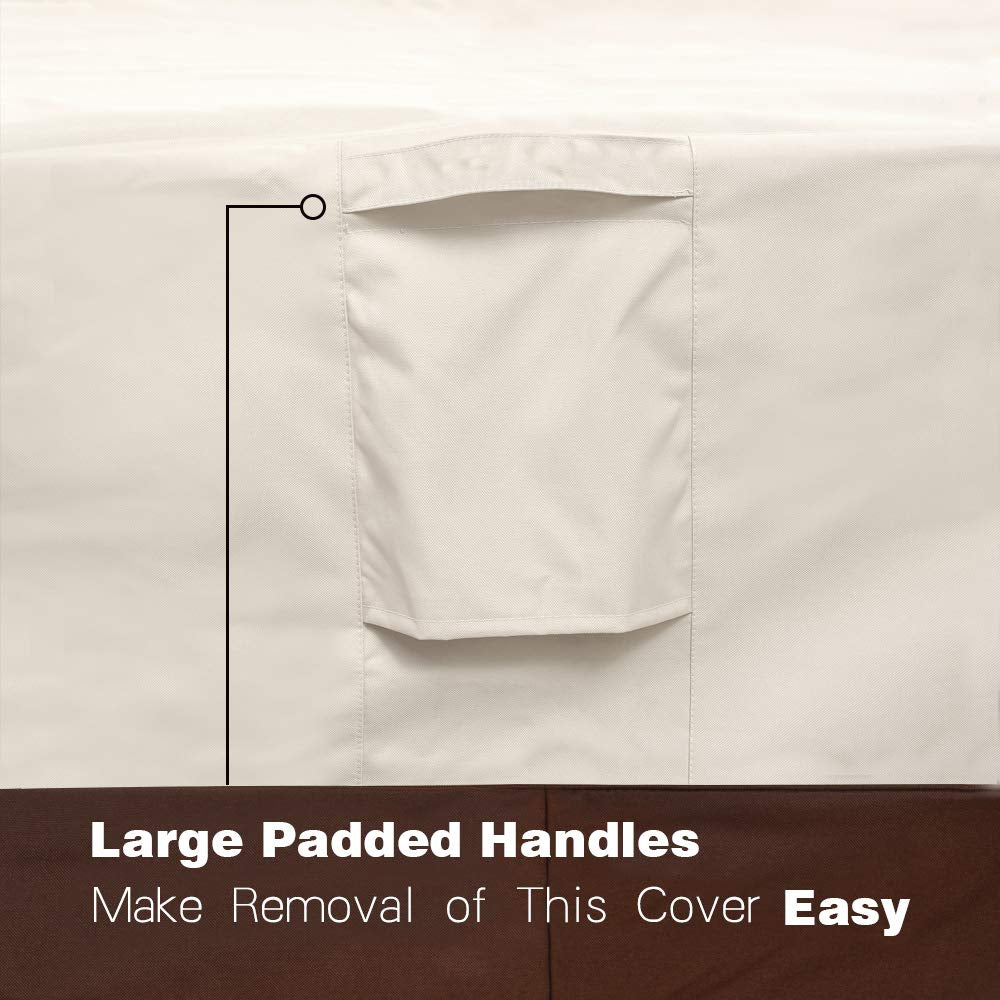 Vailge Adirondack chair cover air vents reduce condensation.
