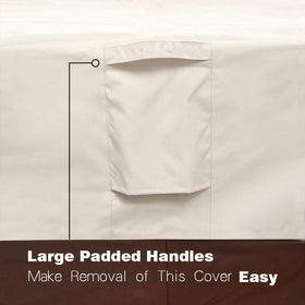 Vailge Adirondack chair cover air vents reduce condensation.