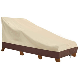 Vailge chaise lounge cover sized 71x30 protecting from sun and rain.