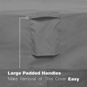 Vailge padded handles make removal quick and simple