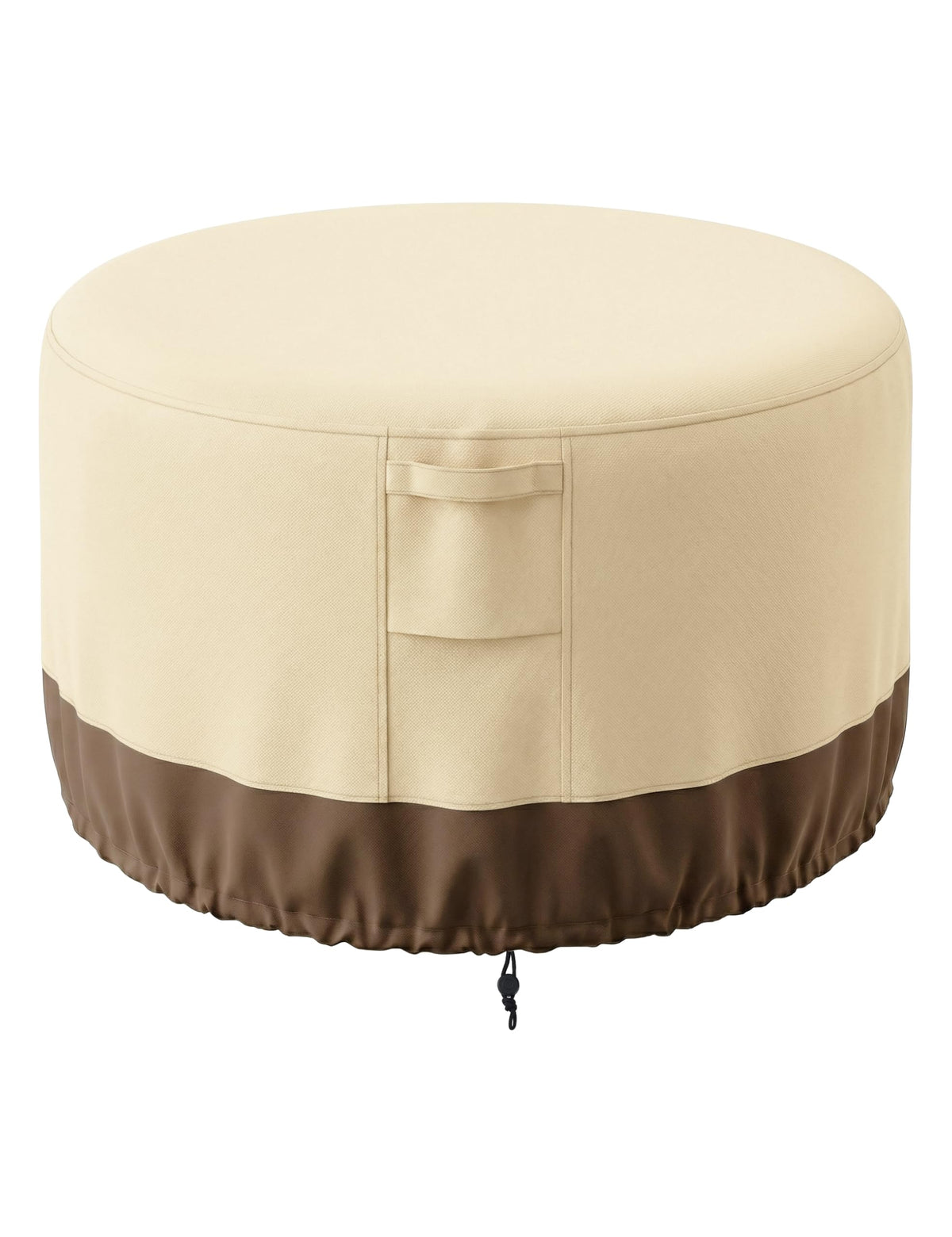 Vailge round fire pit cover 36in diameter protecting from sun and rain