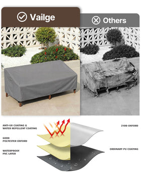 Vailge padded handles aid easy fitting and removal.