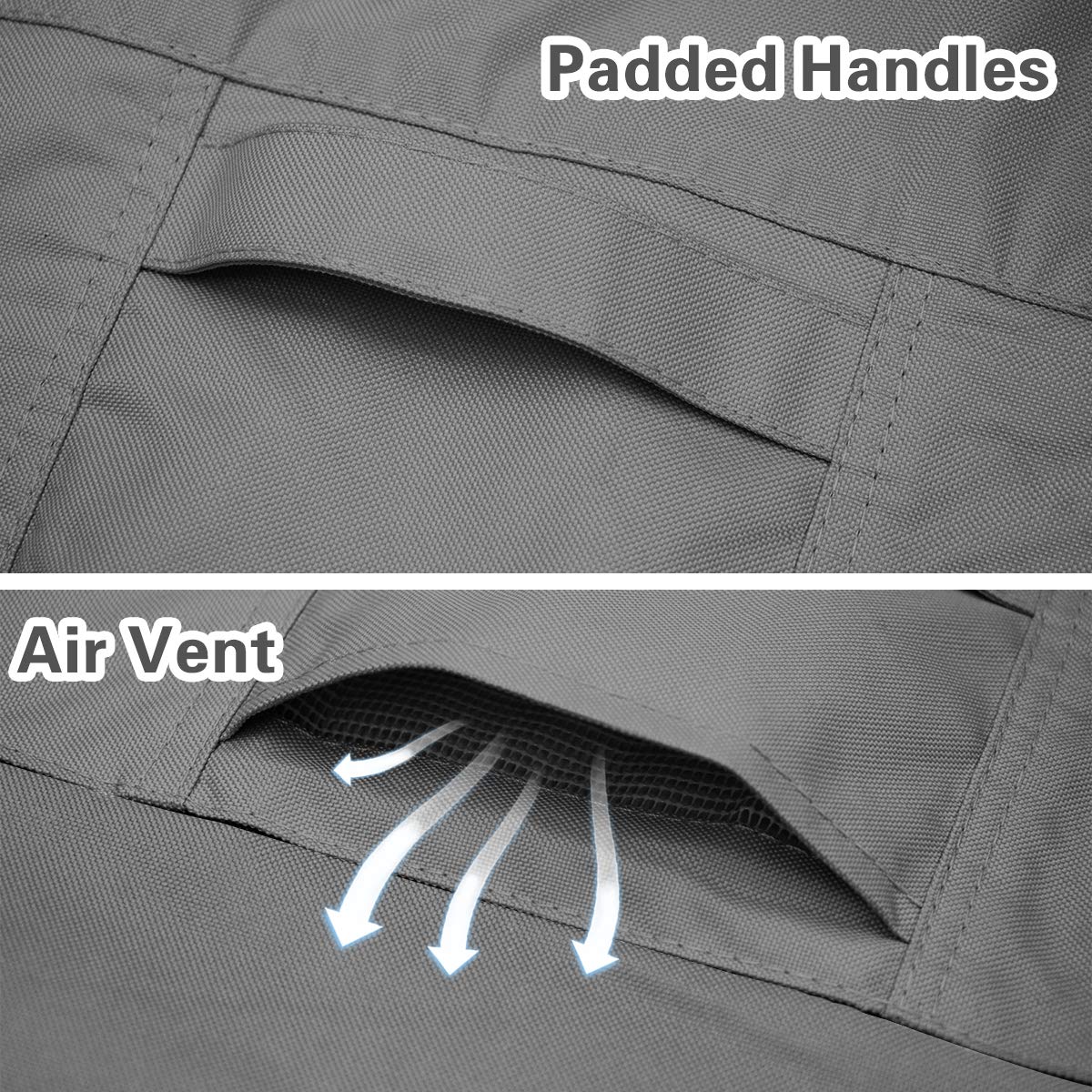 Vailge two-pack grey chair covers for year-round protection