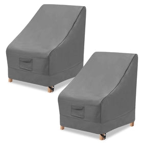 Vailge high back chair cover on a chair showing waterproof protection