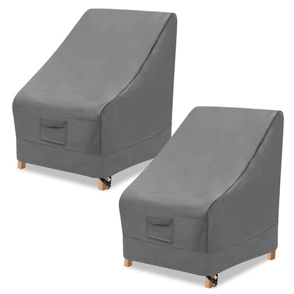 Vailge high back chair cover on a chair showing waterproof protection