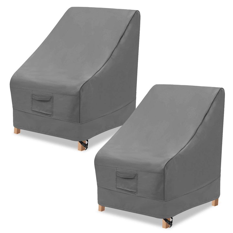 Vailge high back chair cover on a chair showing waterproof protection
