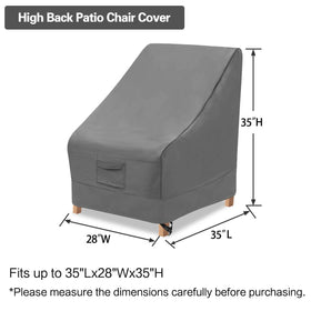 Vailge windproof chair cover with buckle straps for secure fit
