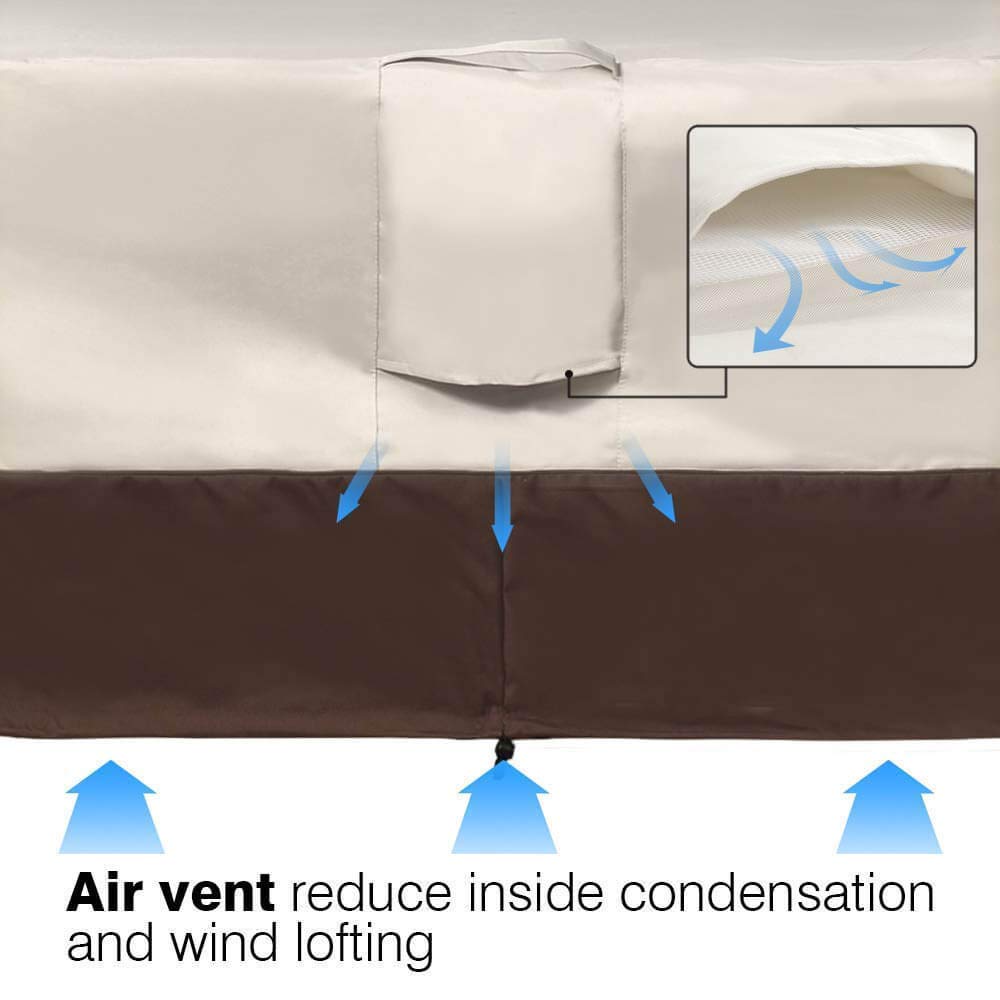 Vailge beige air vents reduce condensation on chair cover