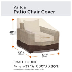 Vailge cover close-up shows reinforced hem and adjustable closure for a secure fit.