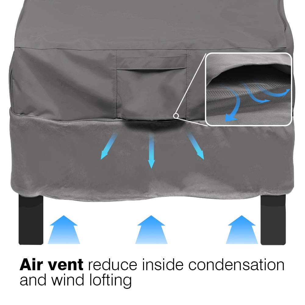 Vailge wind-resistant design with click-close straps for secure fit