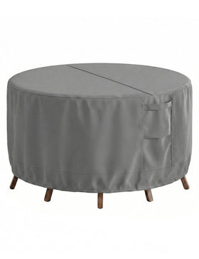 Vailge patio cover in waterproof 600D fabric protects furniture from rain