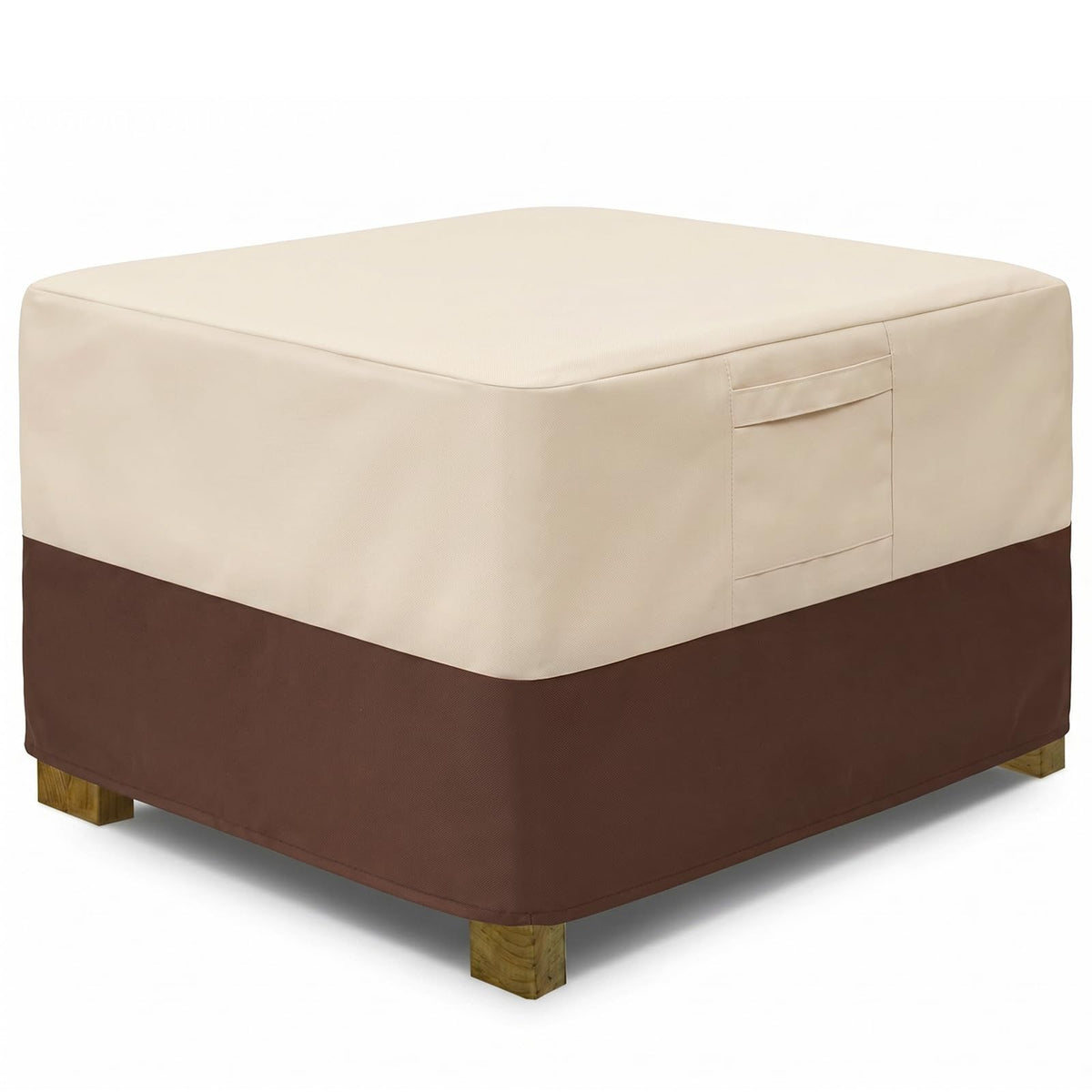 Vailge rectangle patio ottoman cover waterproof protection keeps furniture dry.