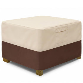 Vailge rectangle patio ottoman cover waterproof protection keeps furniture dry.