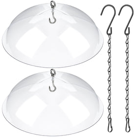 VAIPI transparent feeder cover dome keeps seed dry while preserving a clear viewing experience