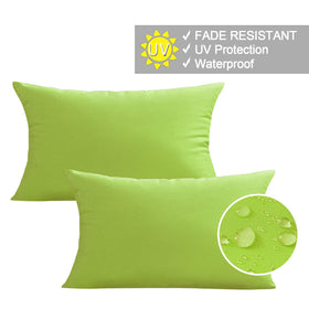 VAKADO pillow cover set of 2, packaging, ready for quick weatherproof upgrades.