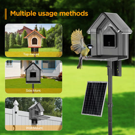 Vakiav 5-prong base offers stable 10-inch footprint for windy yards.