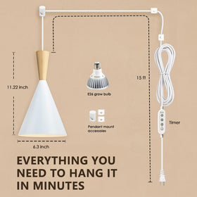 VALIKIY complete grow light kit includes everything for quick setup.