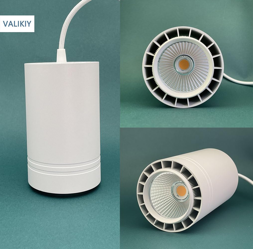 VALIKIY 15ft fabric cord detail demonstrates flexible placement options.