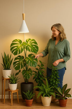 VALIKIY ideal for tall houseplants and greenhouses with uniform lighting.