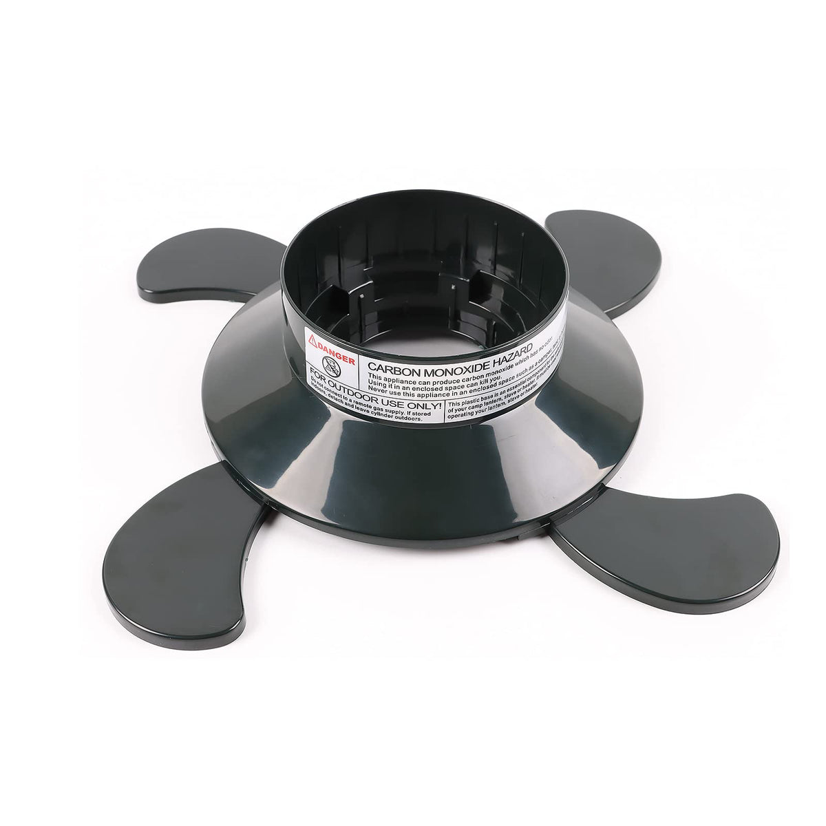 Valken propane base foldable stand 16oz keeps canister stable for outdoor cooking.