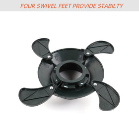 Valken propane tank foot stabilizer 150g is lightweight for easy travel.