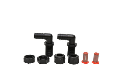 Valley Industries elbow nozzle body kit for 11/16 MPS x 1/2 HB, durable for broadcast sprayers.