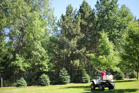 Valley Industries adjustable spray gun with interchangeable nozzles for versatility.