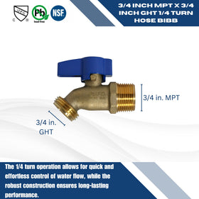 Durable, corrosion-resistant brass XFITTNG hose bibb for lasting performance