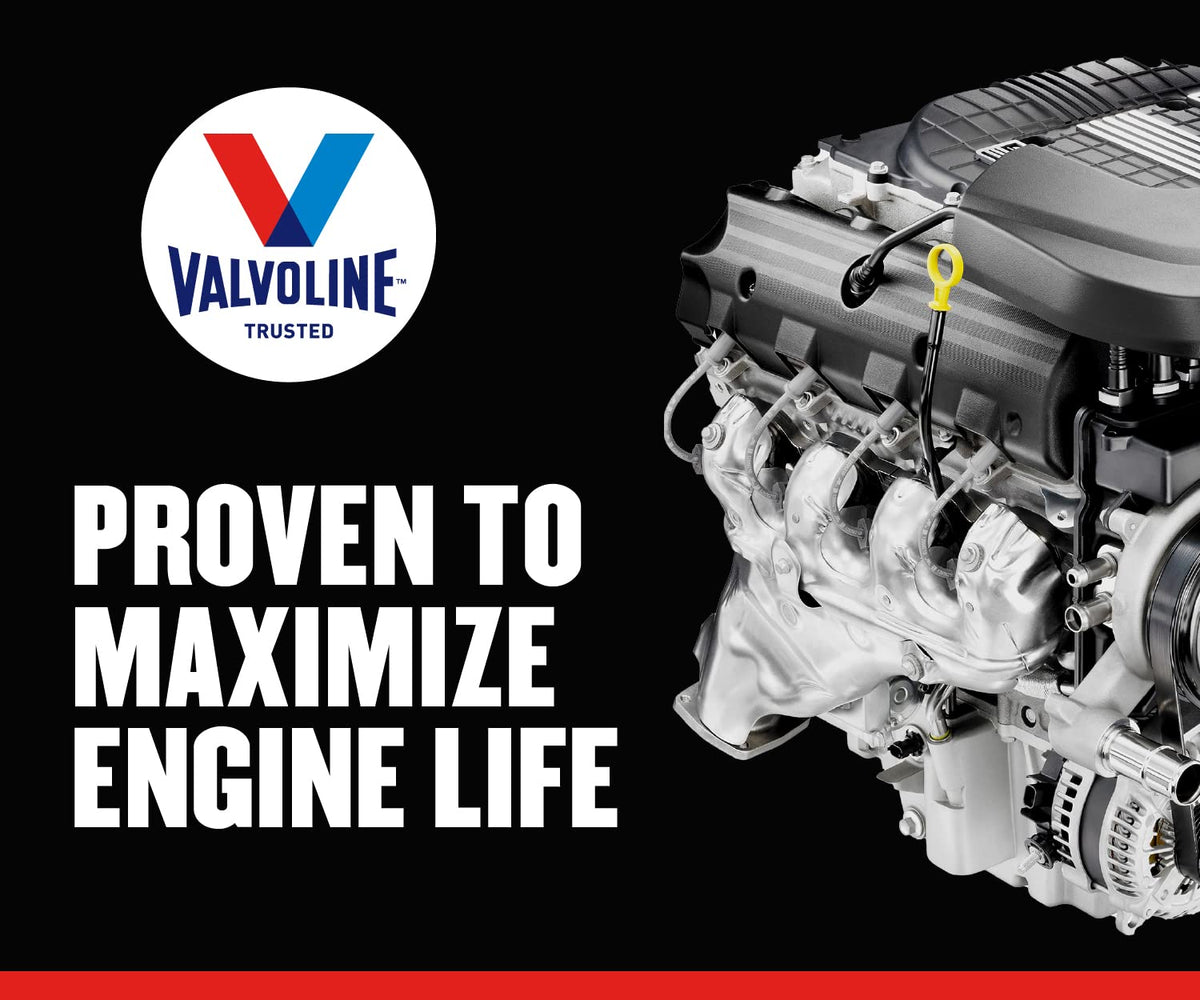 Valvoline engine performance graphic implying smoother operation