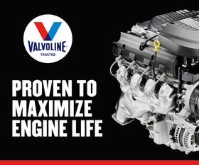 Valvoline engine performance graphic implying smoother operation
