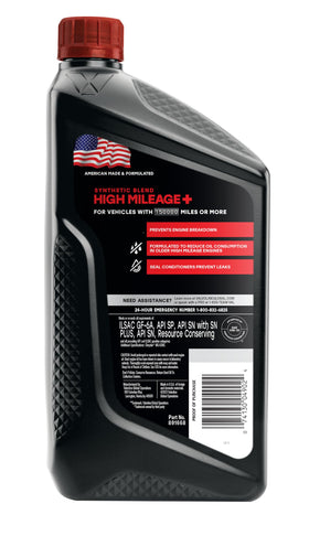 Valvoline High Mileage 150K bottle top cap showing premium formulation.