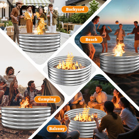 VAMFUTRE easy-by-hand setup for quick outdoor fires