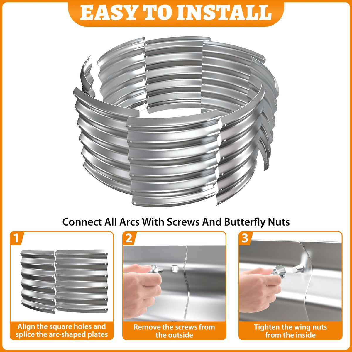 VAMFUTRE fire ring fits backyards, patios, and camping trips for versatile use.