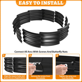 VAMFUTRE versatile outdoor fire pit ring for backyard, patio or camping