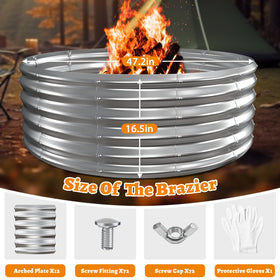 VAMFUTRE 0.7mm thick metal ring withstands outdoor temperatures