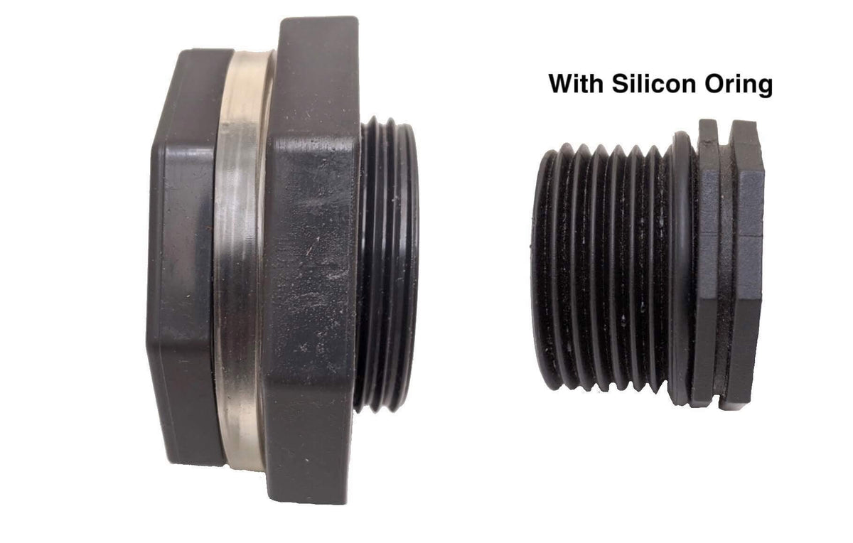 Van Enterprises Rubbermaid tank drain valve installed for easy water release